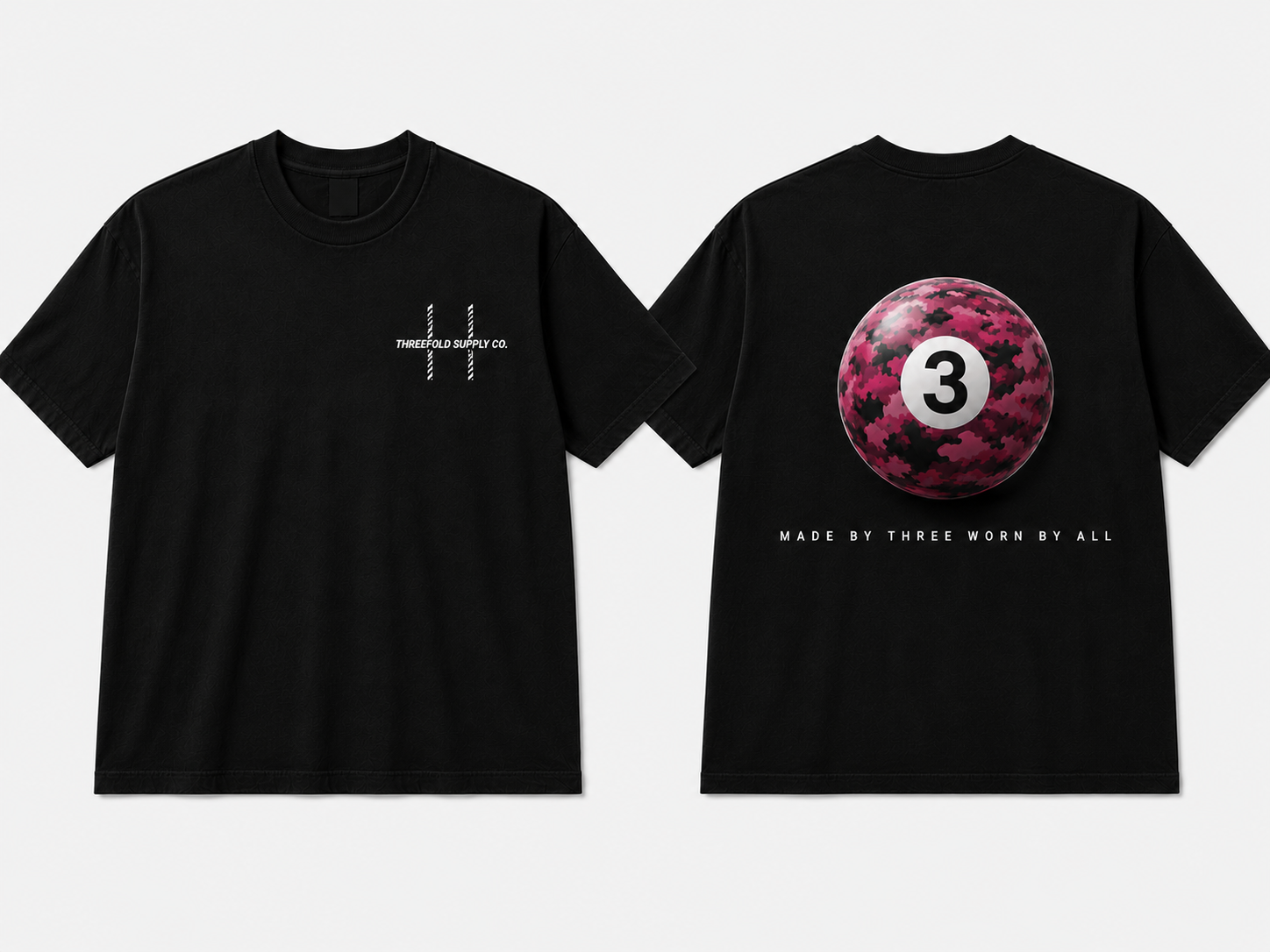 3 Ball — Pink Camo